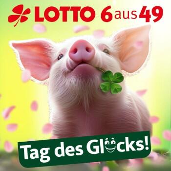 Lotto 6aus49 Sonderauslosung Tag des Glücks 2025 am 19 und 22. März 1 x 1 Million Euro und 1000 x 1000 Euro